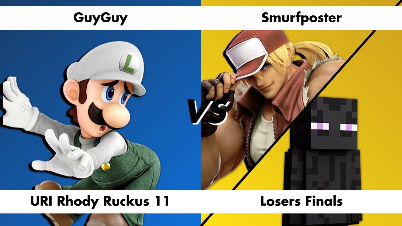 GuyGuy (Luigi) vs Smurfposter (Terry, Steve, Ryu) - Losers Finals URI Rhody Ruckus 11