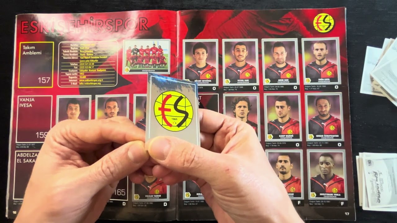 Türkiye Süper League 2009-2010 season sticker album series part 3