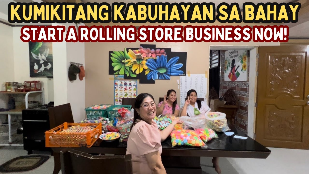KUMIKITANG KABUHAYAN SA BAHAY | START A ROLLING STORE NOW! | SOLLE'S GANDANG BUHAY