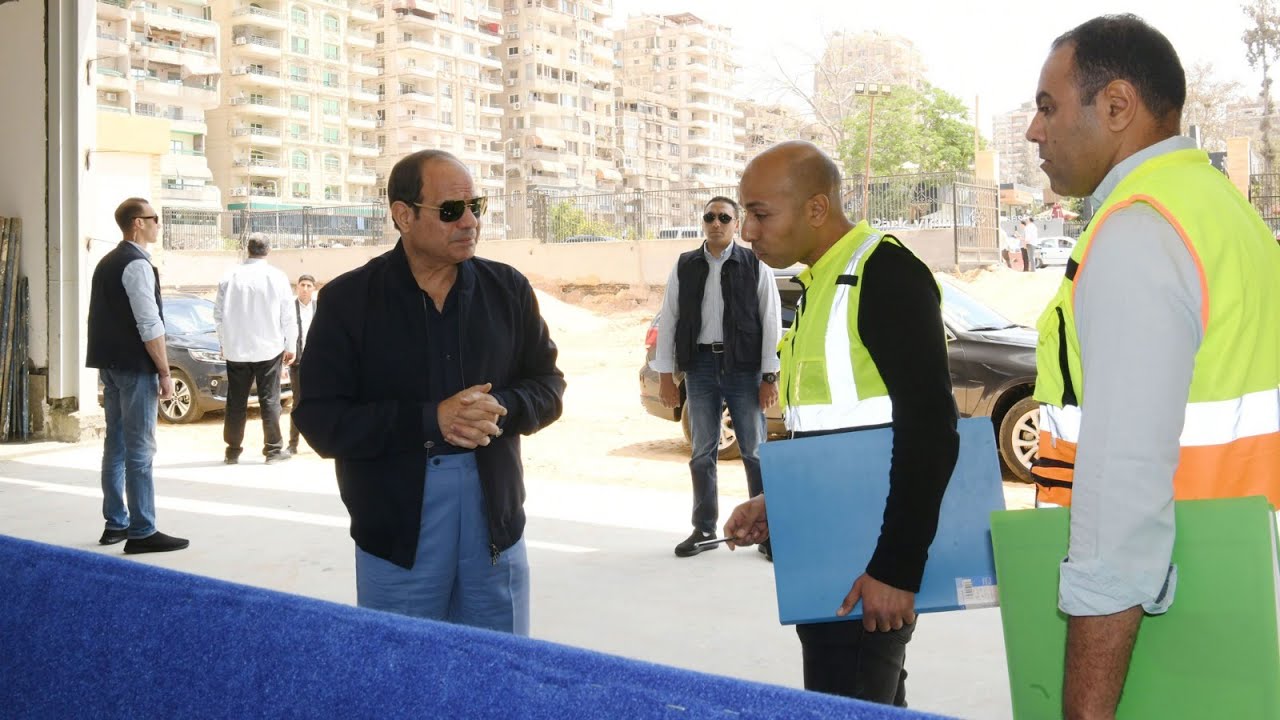 #موقع_الرئاسة | الرئيس عبد الفتاح السيسي يقوم بجولة تفقدية لعدد من المناطق بمحافظة القاهرة