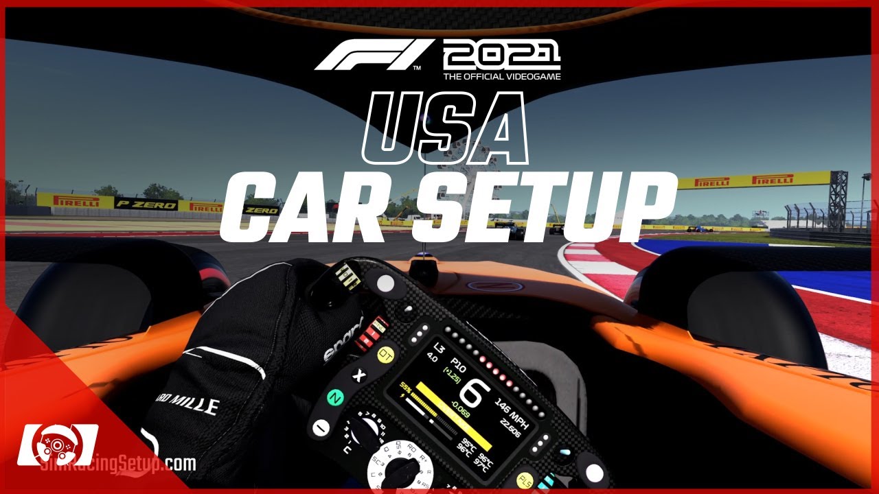 F1 2021 USA Car Setup - Good Race/Career Mode Setup