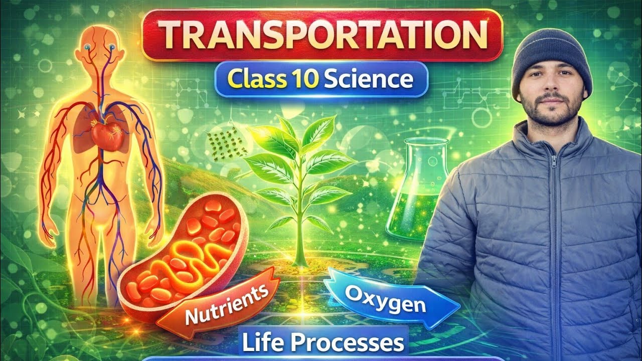Class 10 Science Transportation 🔥 | Life Processes Chapter | Board Exam 2025