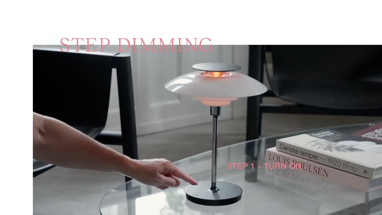 PH 80 Portable &mdash; How to Use the Dimming Function