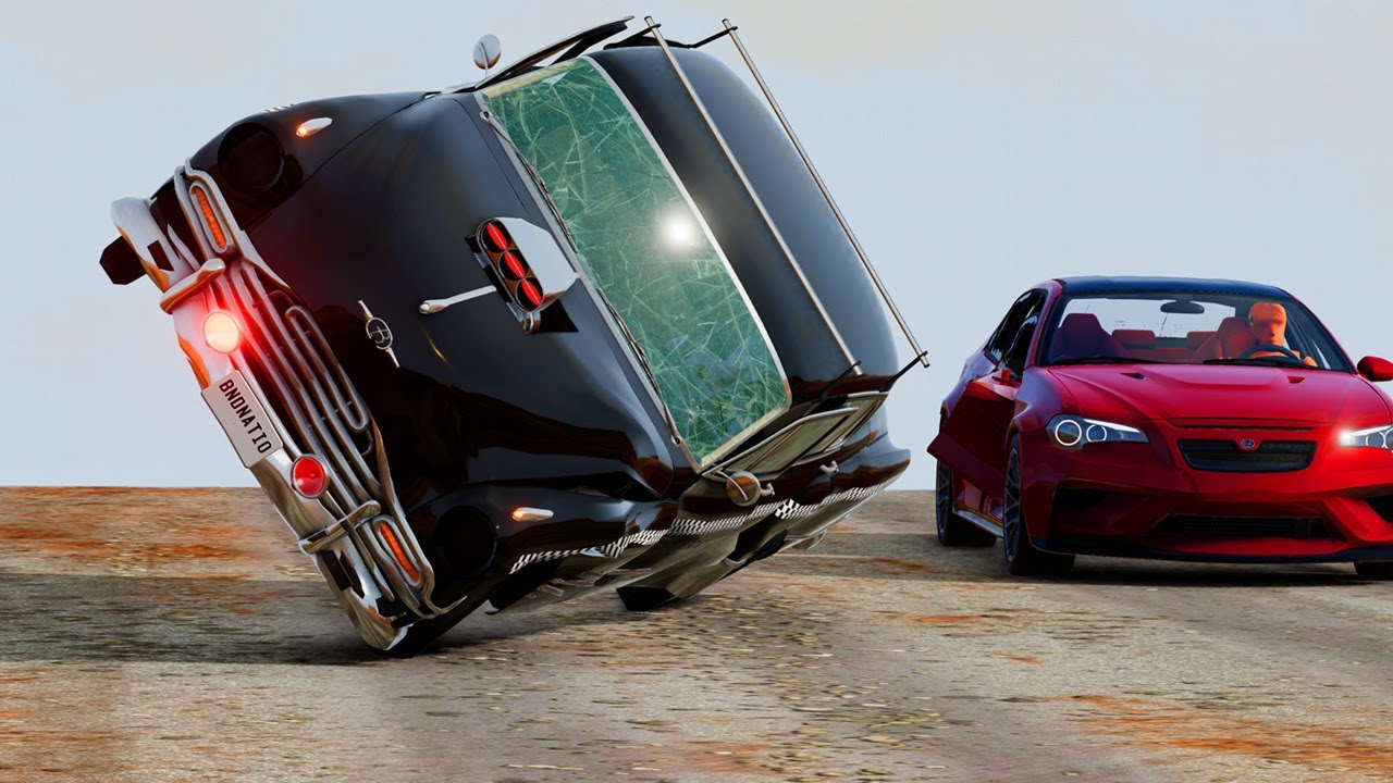 CRAZIEST BeamNG Road Rage Moments! (Desert Highway Crash Compilation)