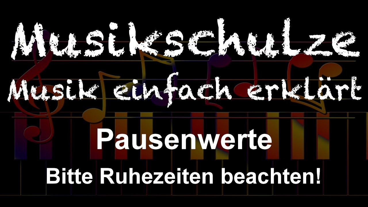 Pausenwerte | Pausen sind auch Musik