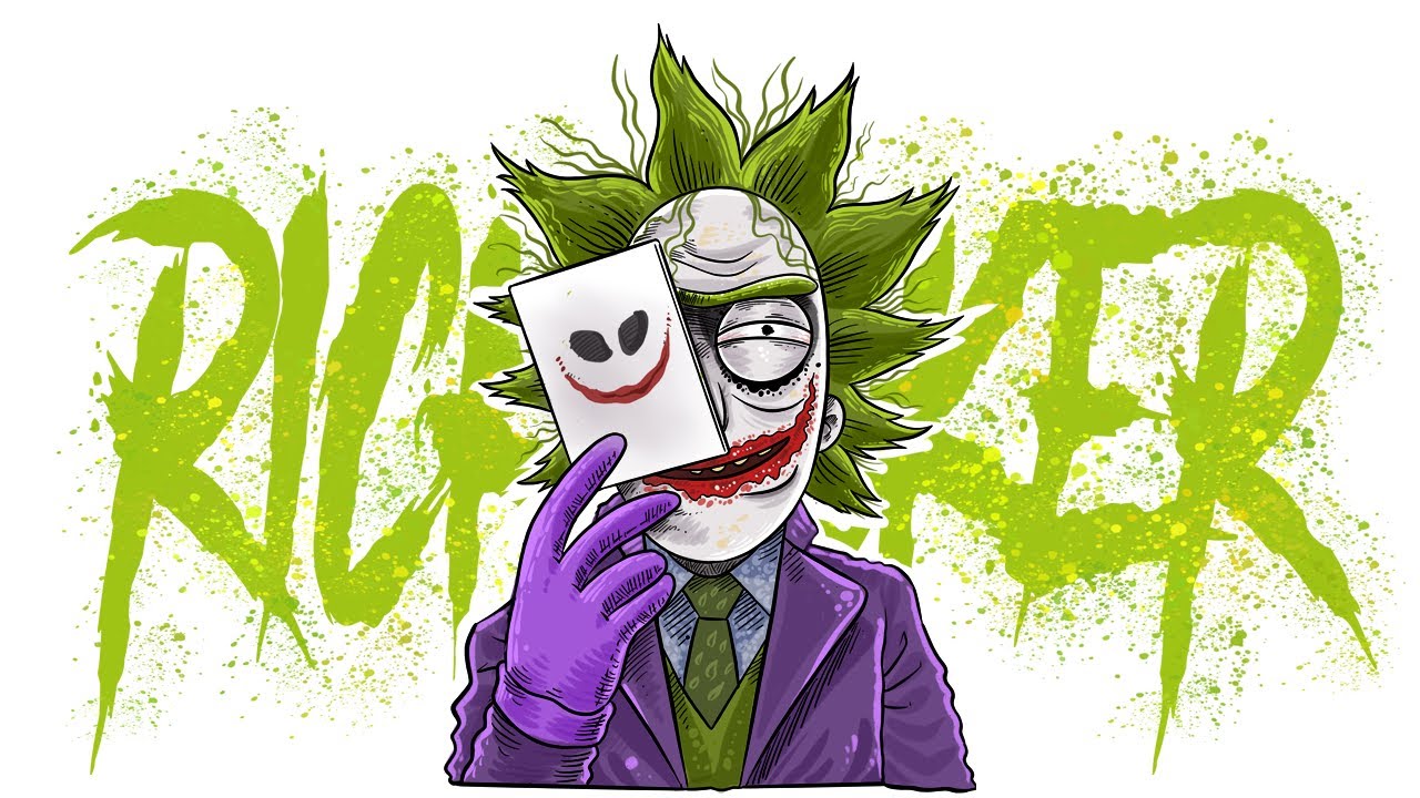 RICK JOKER DRAWING | Drawing Rick and morty
