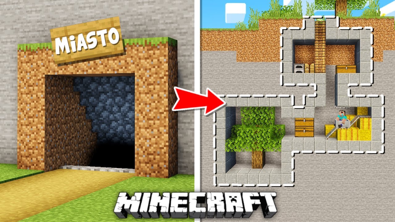 Poprosiłem 10 LOSOWYCH OSÓB aby zbudowali PODZIEMNE MIASTO w MINECRAFT!