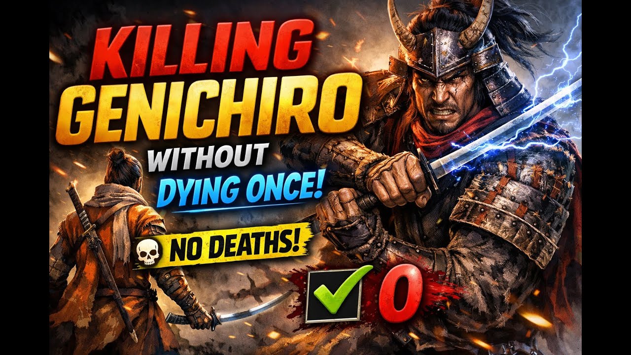 I Beat Genichiro Without Dying Once (Sekiro Shadows Die Twice)