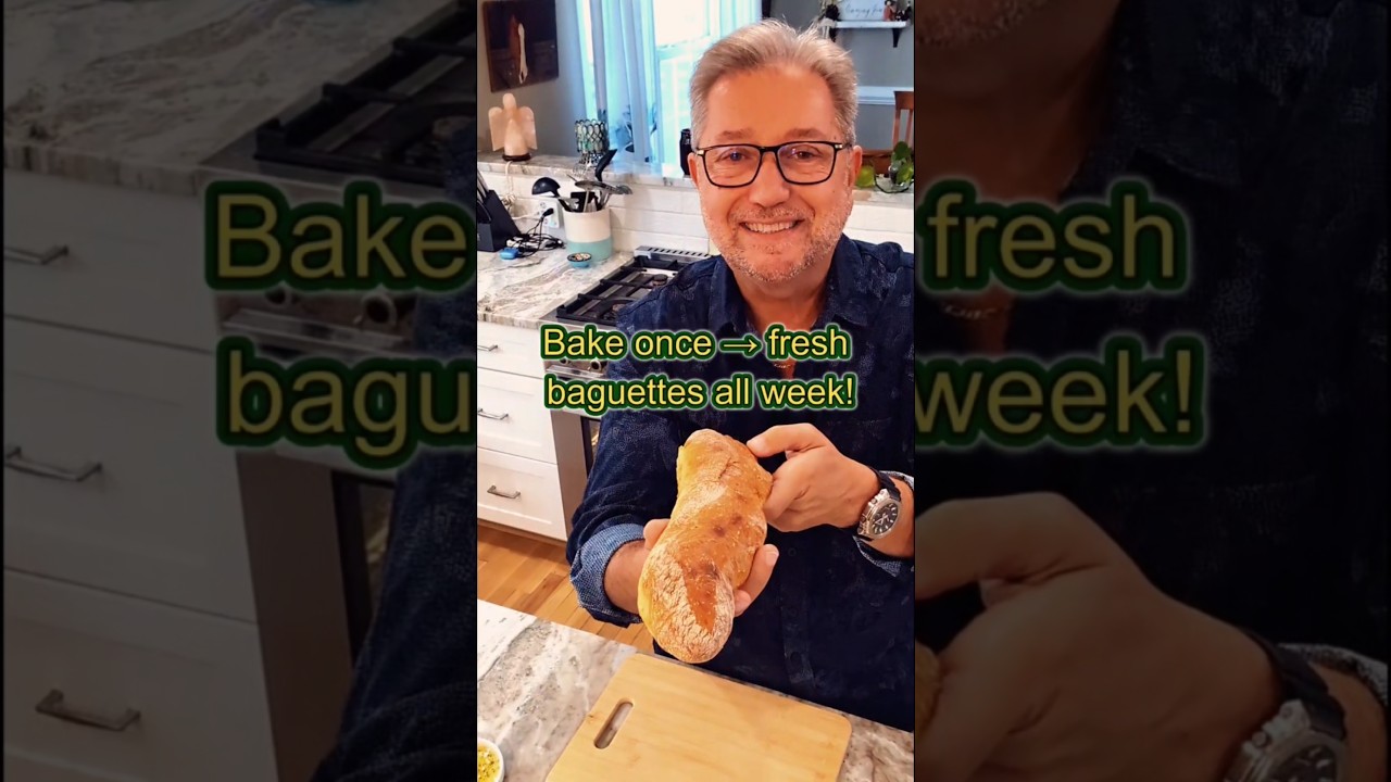 Full Tutorial: No-Knead Make-Ahead Mini Baguettes 🍞 Bake Once, Eat Hot All Week 🔥