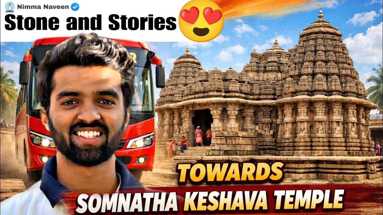 “Built in 1260?!” A Temple That Will Shock You! | Somanathpur Temple Vlog  | Nimma Naveen | 