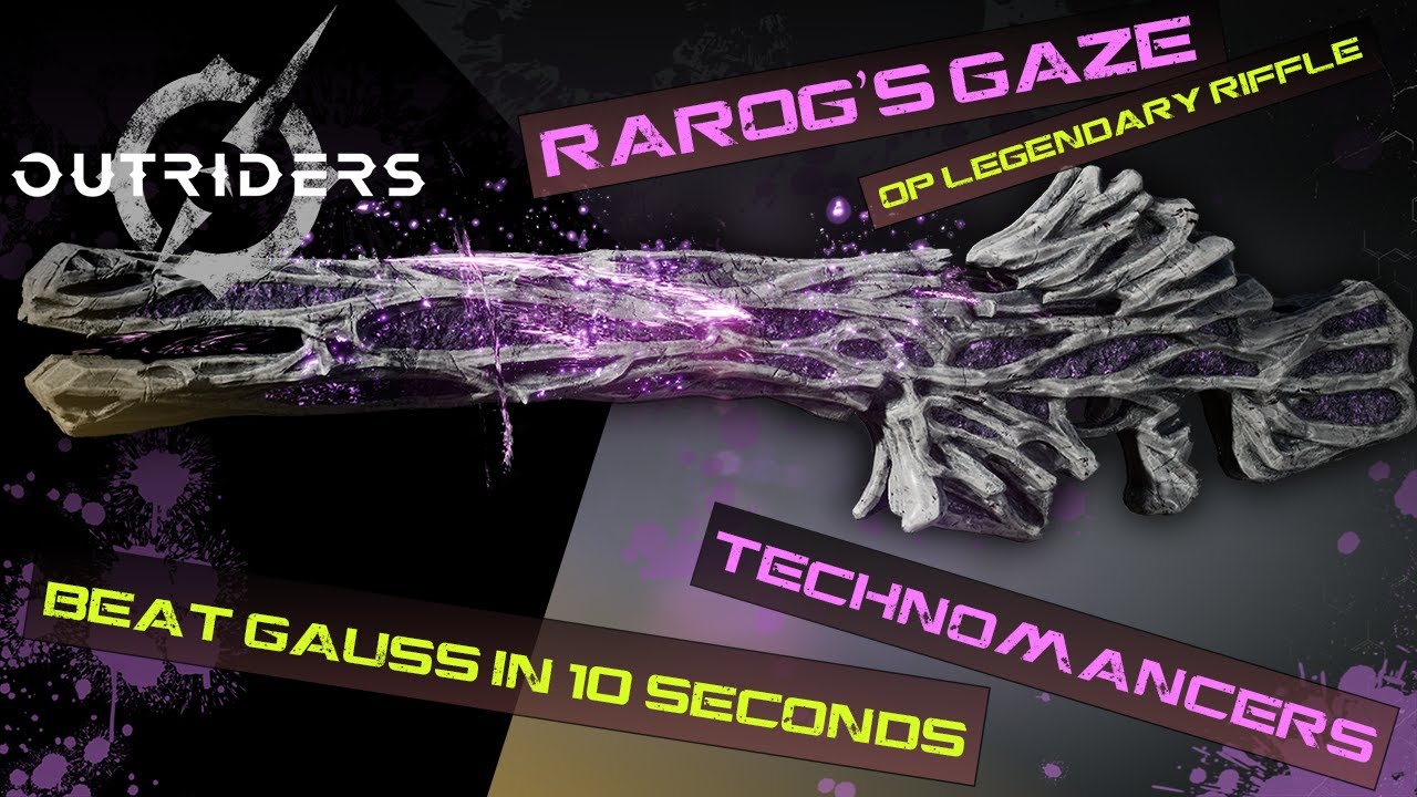 Outriders | Rarog's Gaze Spotlight | Legendary Riffle