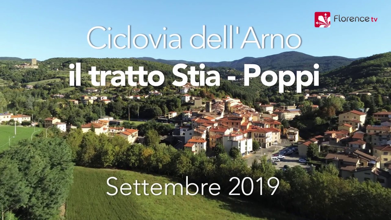 Ciclovia dell'Arno: il tratto della sorgente tra Stia e Pratovecchio