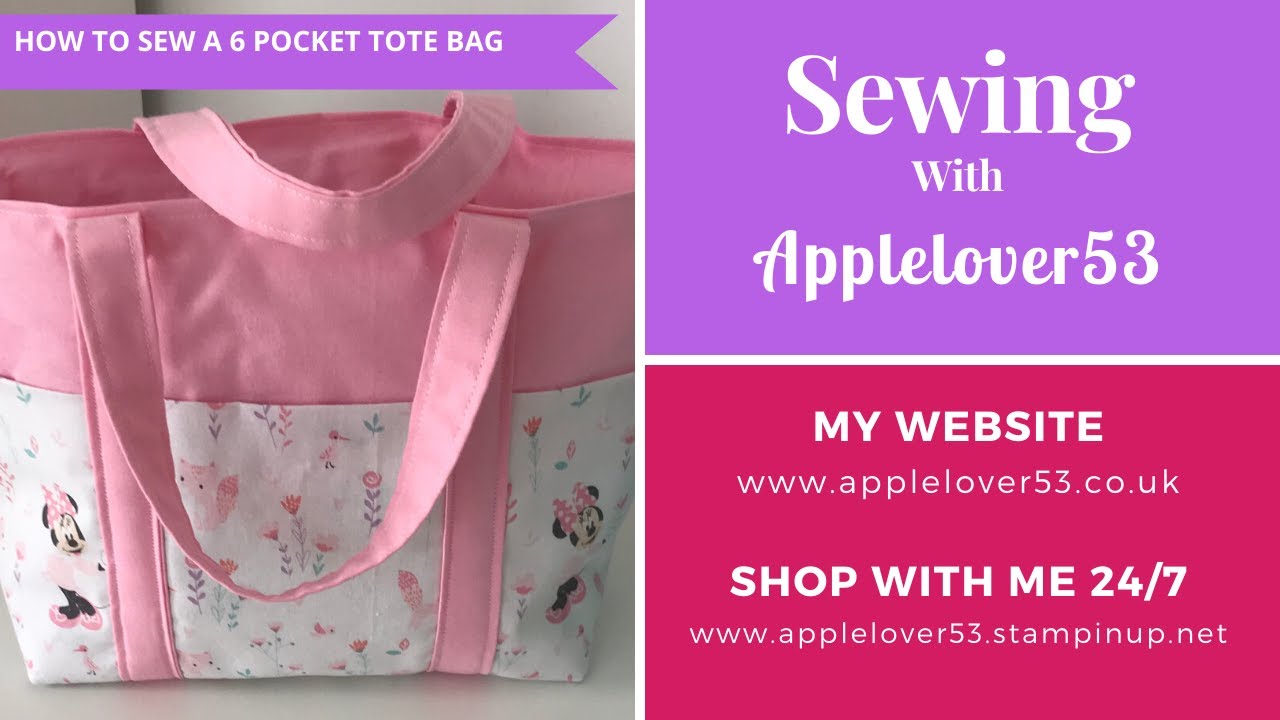 How To Sew A 6 Pocket Tote Bag