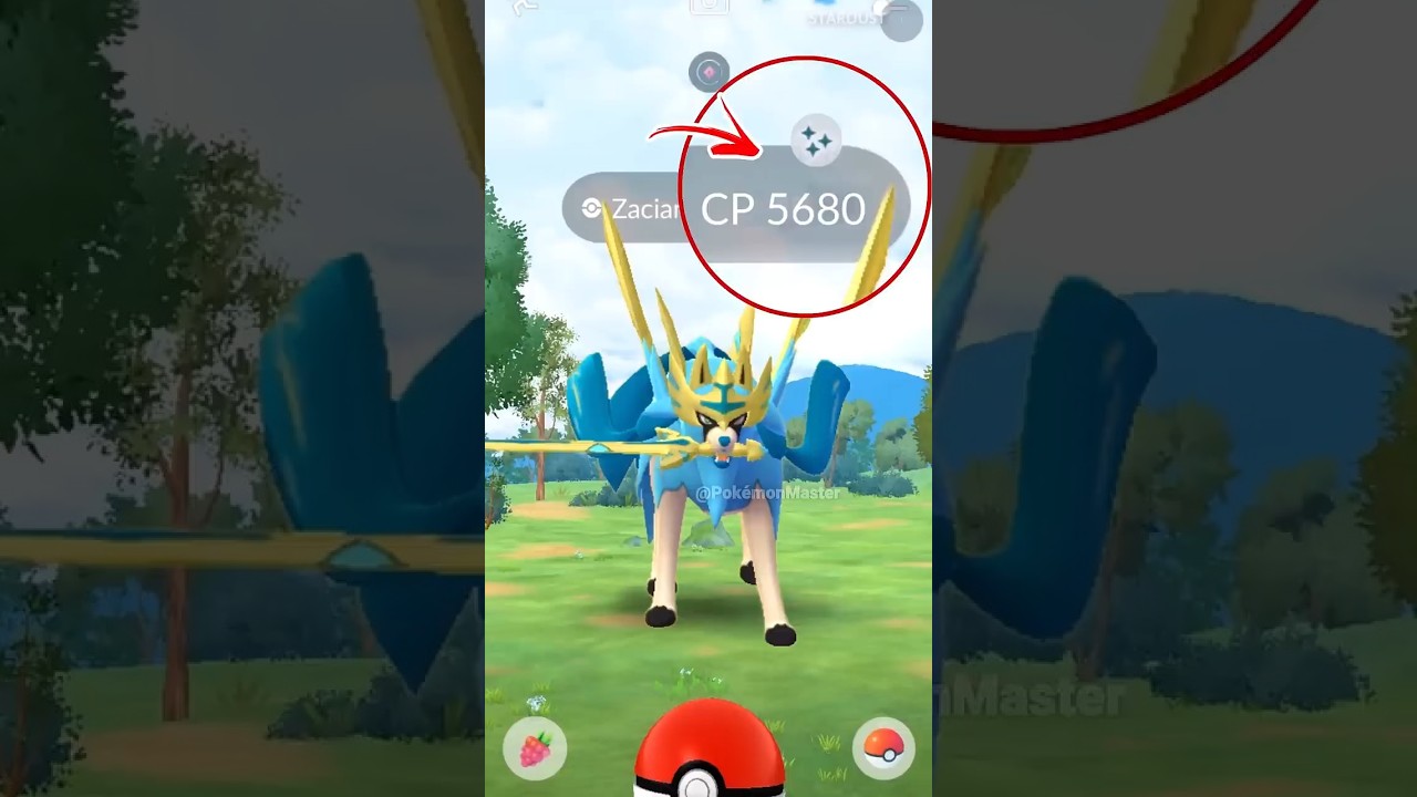 5600+ Cp Best Buddy L51 Shiny Crowned Sword Zacian in Pokemon GO.