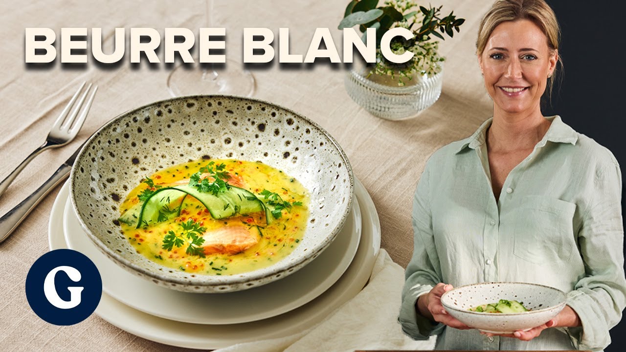Beurre blanc med forellrom