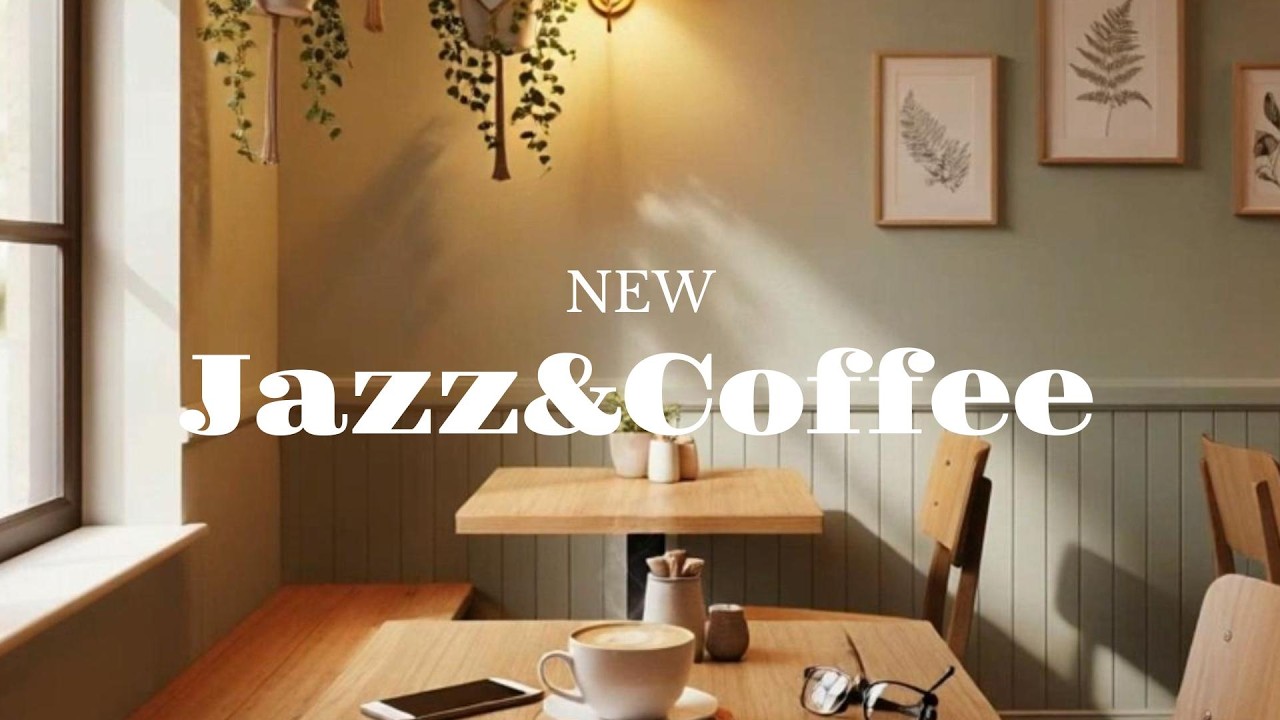 Smooth Jazz Cafe ☕ Relaxing Background Music for Work, Study, and Focus