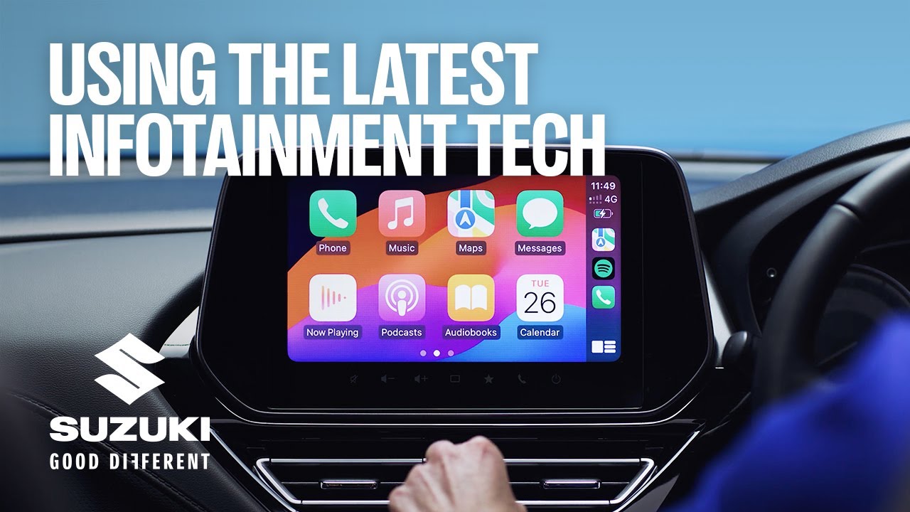 SUZUKI INFOTAINMENT SYSTEM | CONNECTING SMARTPHONES AND SETTING PRE-SET STATIONS