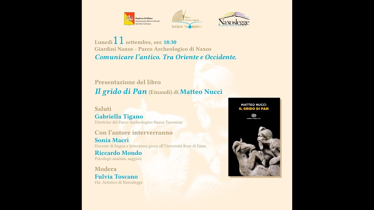 Presentazione libro "Il grido di Pan"