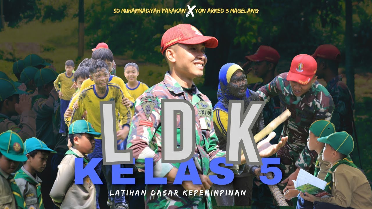 Latihan Dasar Kepemimpinan Kelas 5. SDMP X Yon Armed 3 Magelang