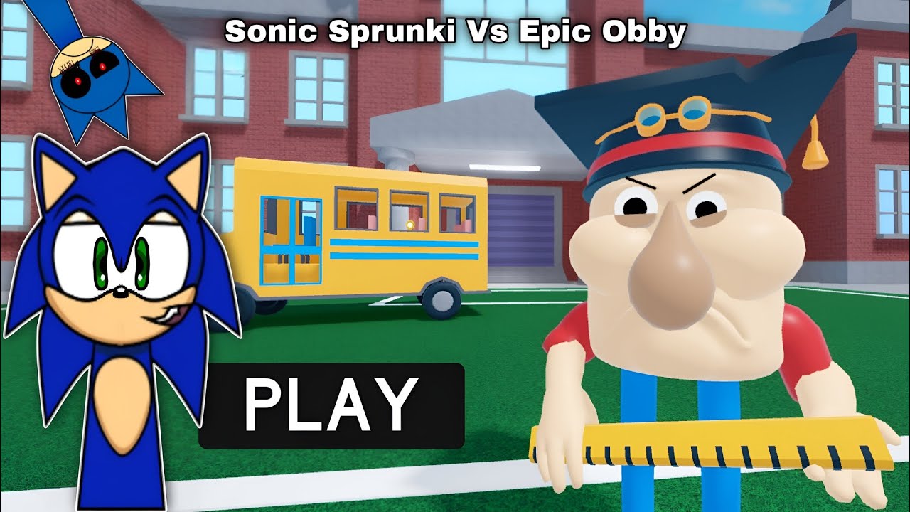 ROBLOX - EPIC SCHOOL ESCAPE FULL GAMEPLAY VIDEO || SONIC SPRUNKI 