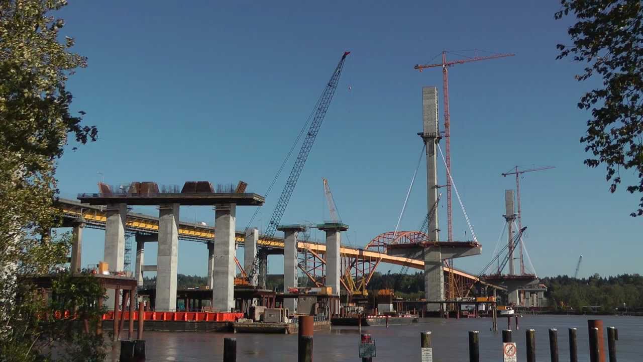 PORT MANN BRIDGE WIDEST BRIDGE IN THE WORLD BY BCNEWSVIDEO