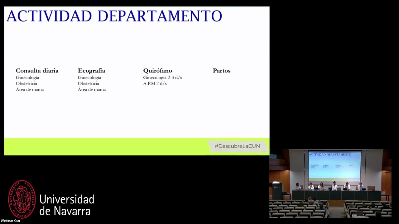Mesa Especialidades MédicoQuirúrgicas. Jornada Puertas Abiertas MIR2023. Clínica Universidad Navarra