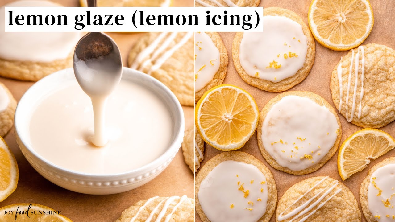Lemon Glaze (Lemon Icing) Recipe