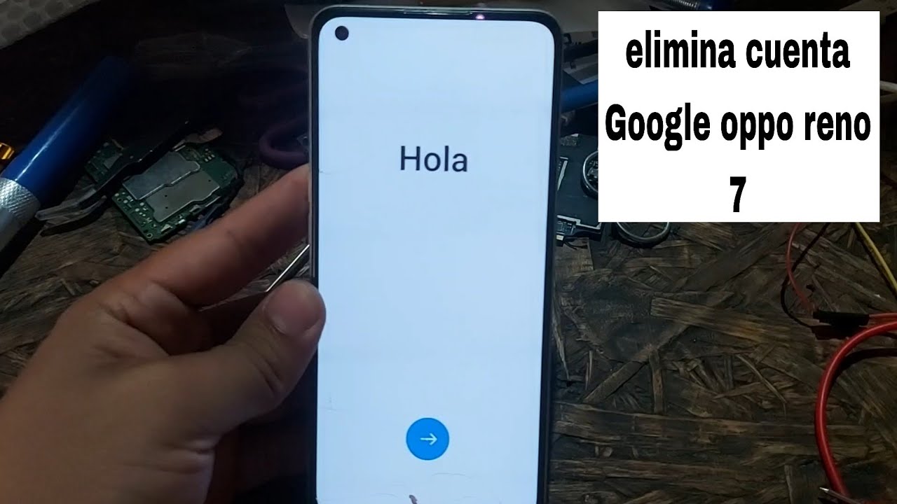 cómo eliminar cuenta Google oppo reno 7 nuevo método 2024 2025