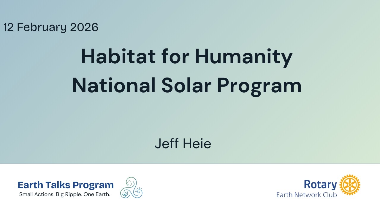 Habitat for Humanity National Solar Program with Jeff Heie   2026 February 12