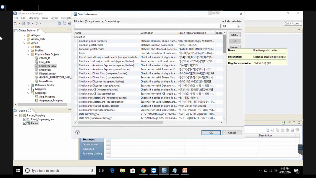 6.1 Parsing using Token set