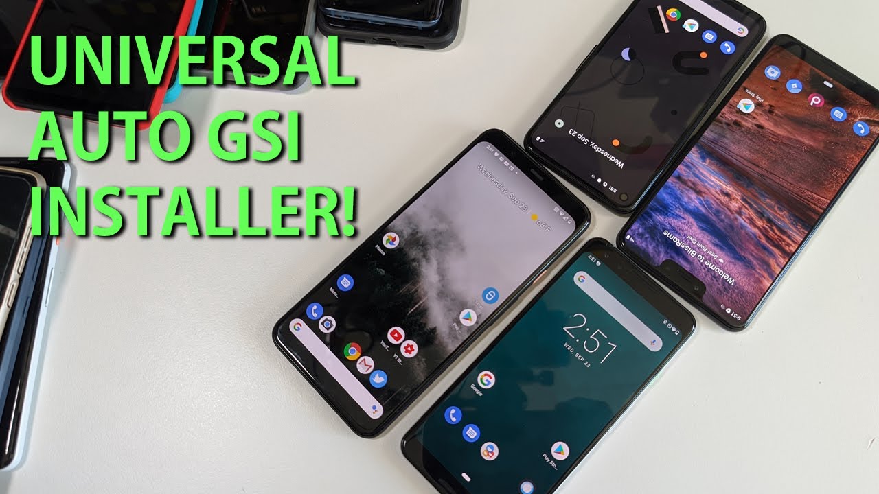 Универсальный скрипт установщика Auto GSI HighOnAndroid для Pixel 3, 3 XL, 3a, 3a XL, 4, 4 XL и 4a!