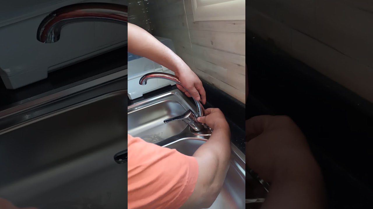 تركيب خلاط مطبخ شجرة او خلاط حوض وش