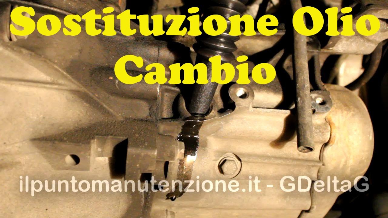 Sostituzione olio cambio manuale Punto mk2