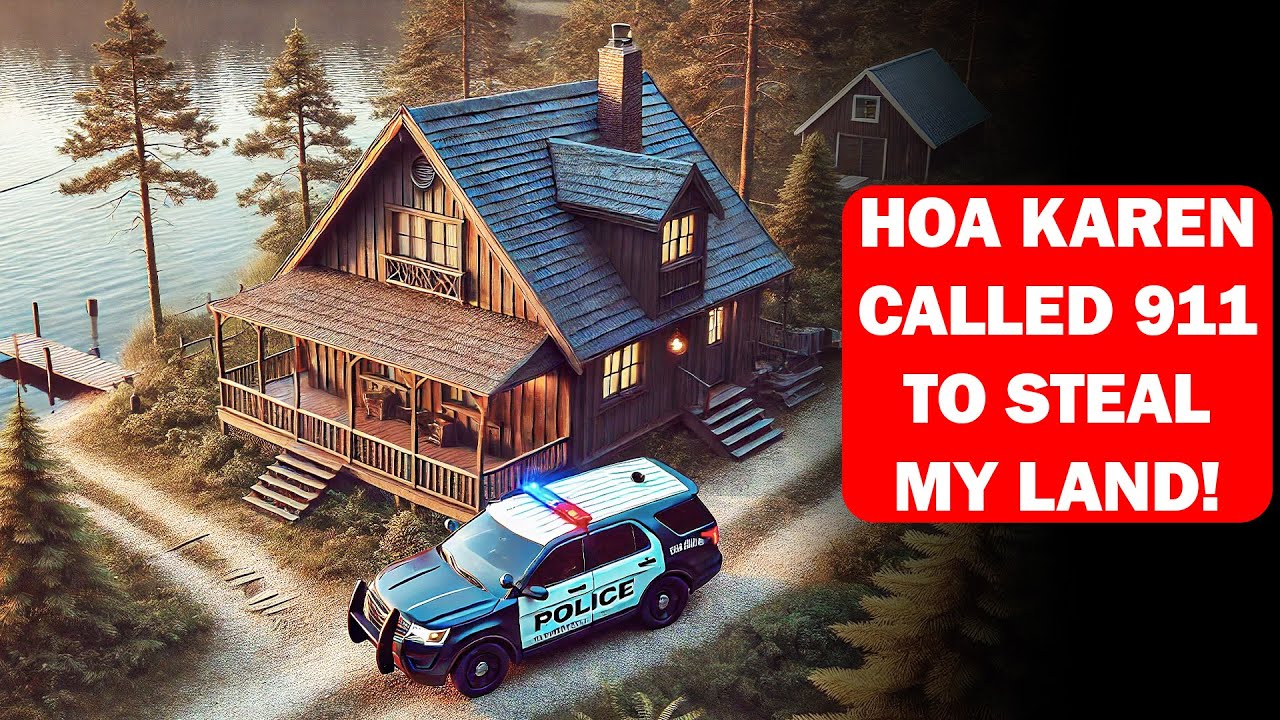 Карен из HOA звонит 911, чтобы выселить меня из моего домика на озере, но в итоге ее арестовывают...
