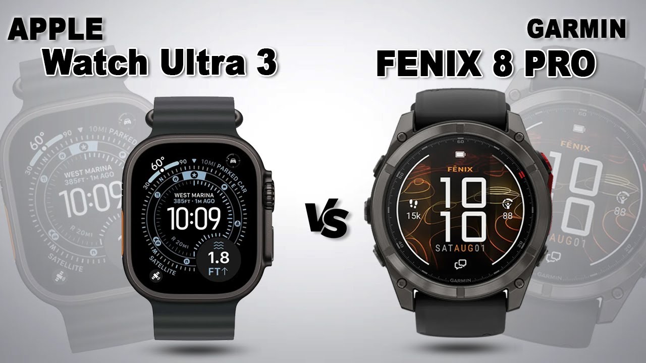 🔴 Garmin Fenix 8 Pro Vs Apple Watch Ultra 3