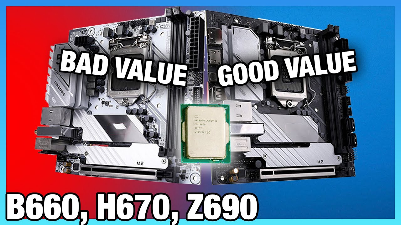 Intel Motherboard Differences: H670 Specs Explained vs. Z690, B660, & H610 (2022)