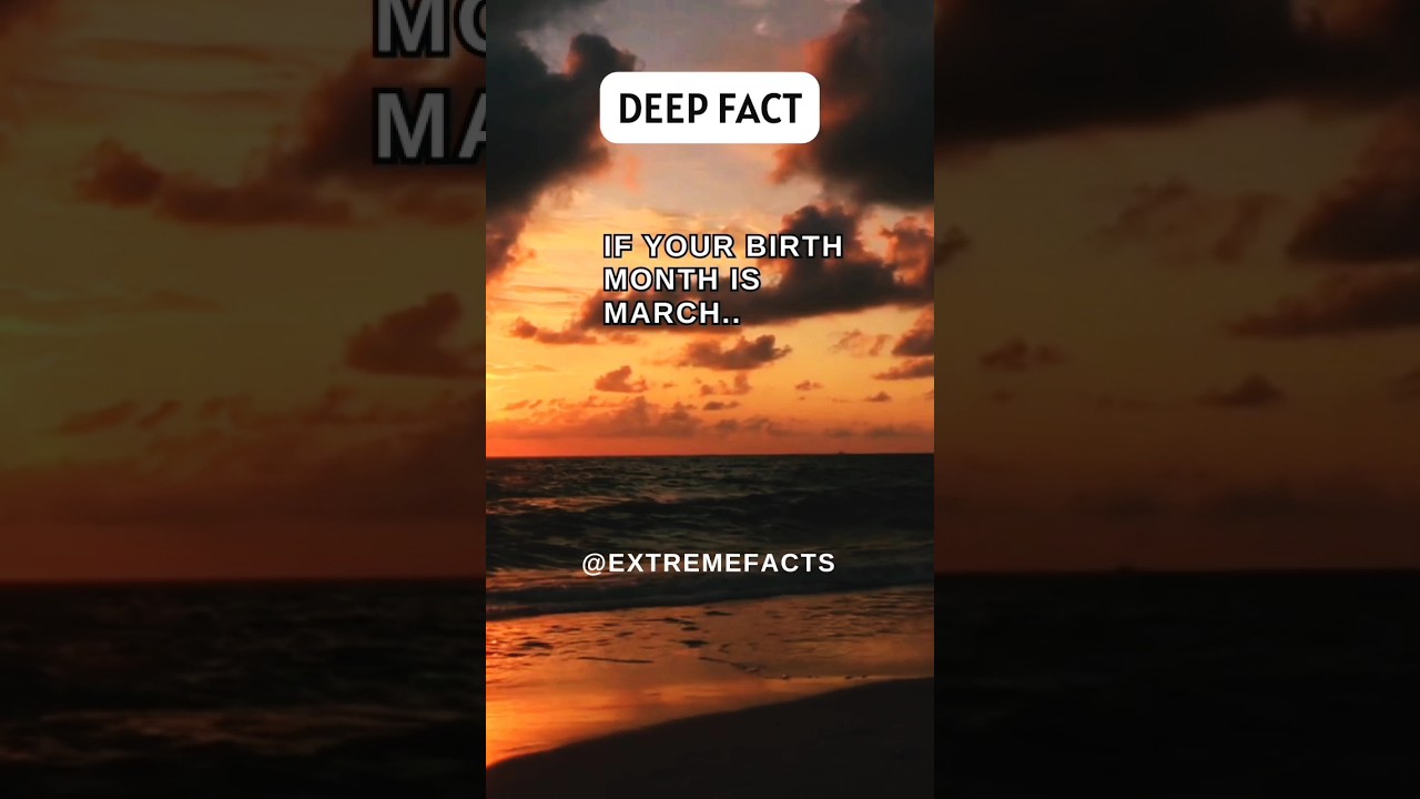 | If Your Birth Month Is March | #shorts #psychologyfacts #short
