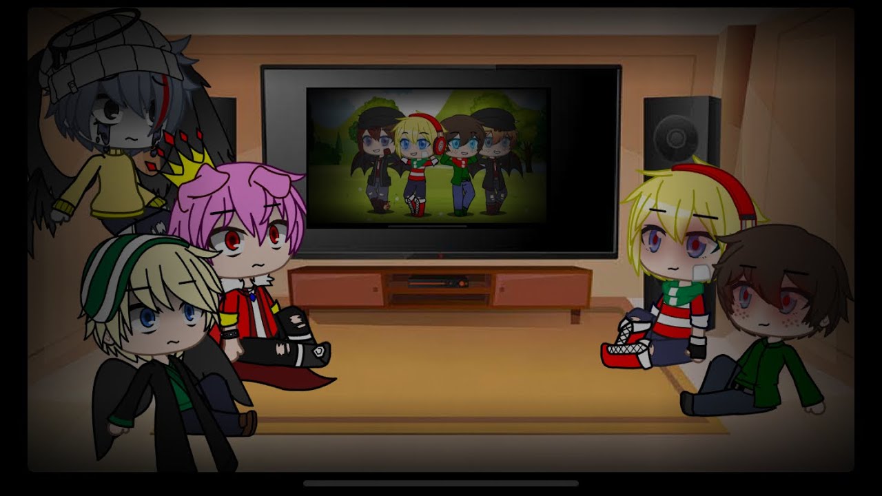 Sleepy bois inc + tubbo react to Tough to be a God// Gacha club