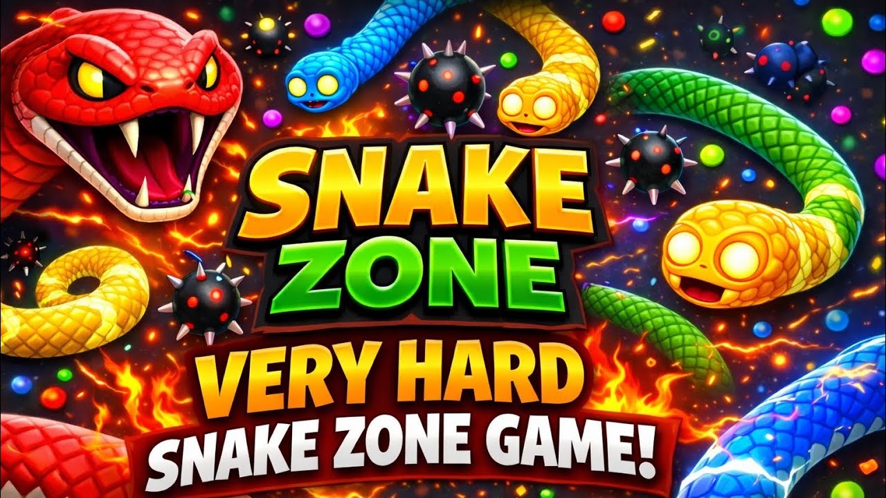 Snake zone game new record 🔥|hard level gameplay 