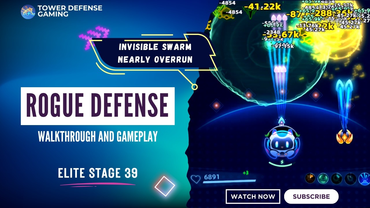 Invisible Enemies Almost Broke My Defense Line | Elite Stage 39