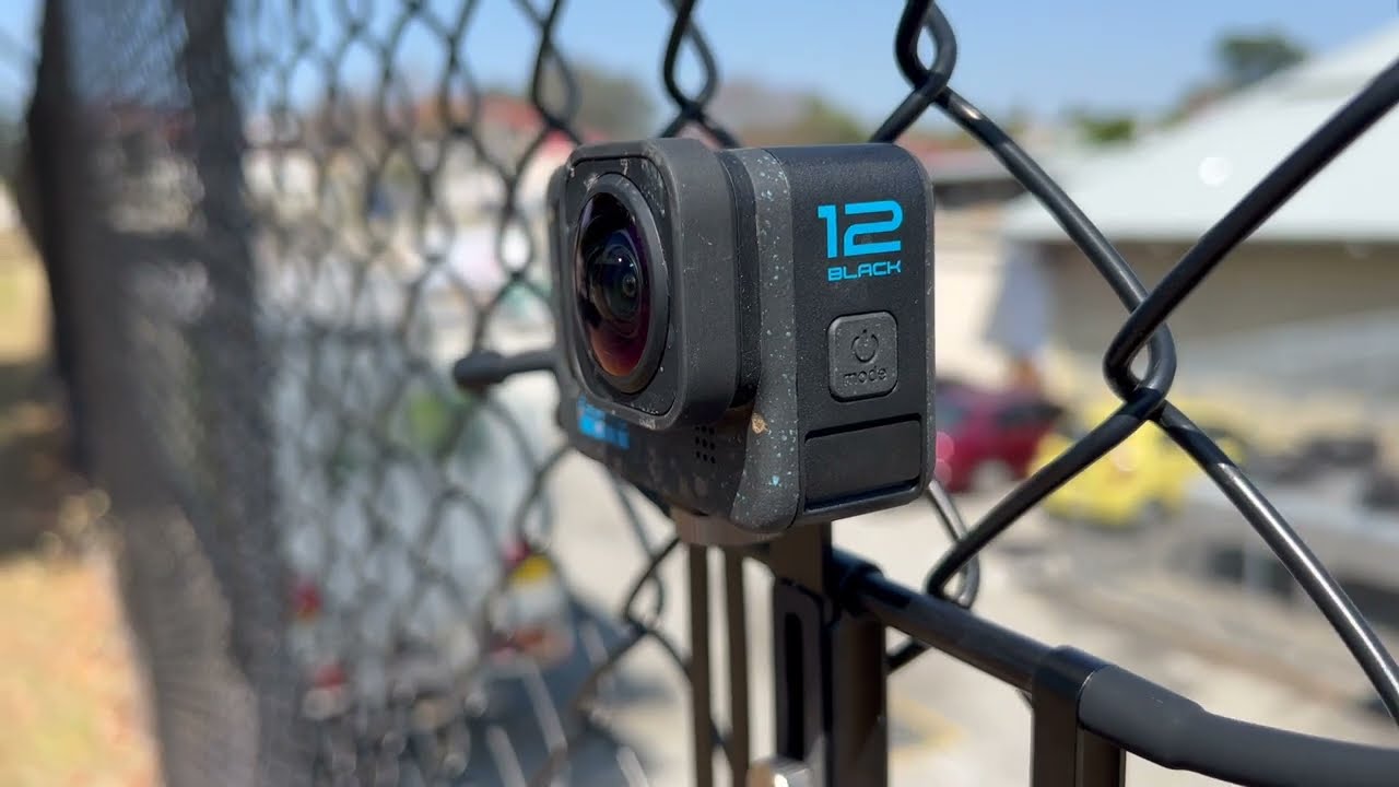 Fence Mount Aluminum with Flexible Adjustable Clamp Arm for GoPro Insta360 Phone