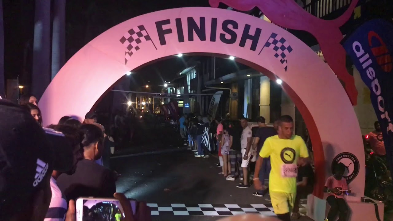 Puma night run Mauritius 2017