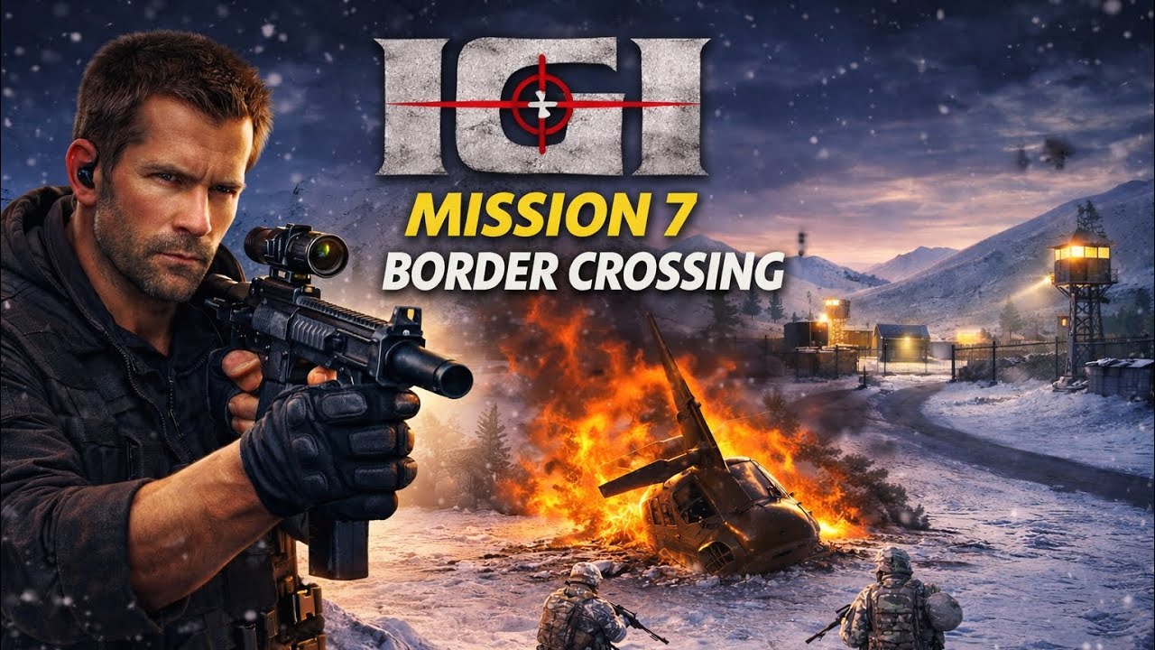 Project IGI: Mission border crossing  Games Urdu Review & Gameplay