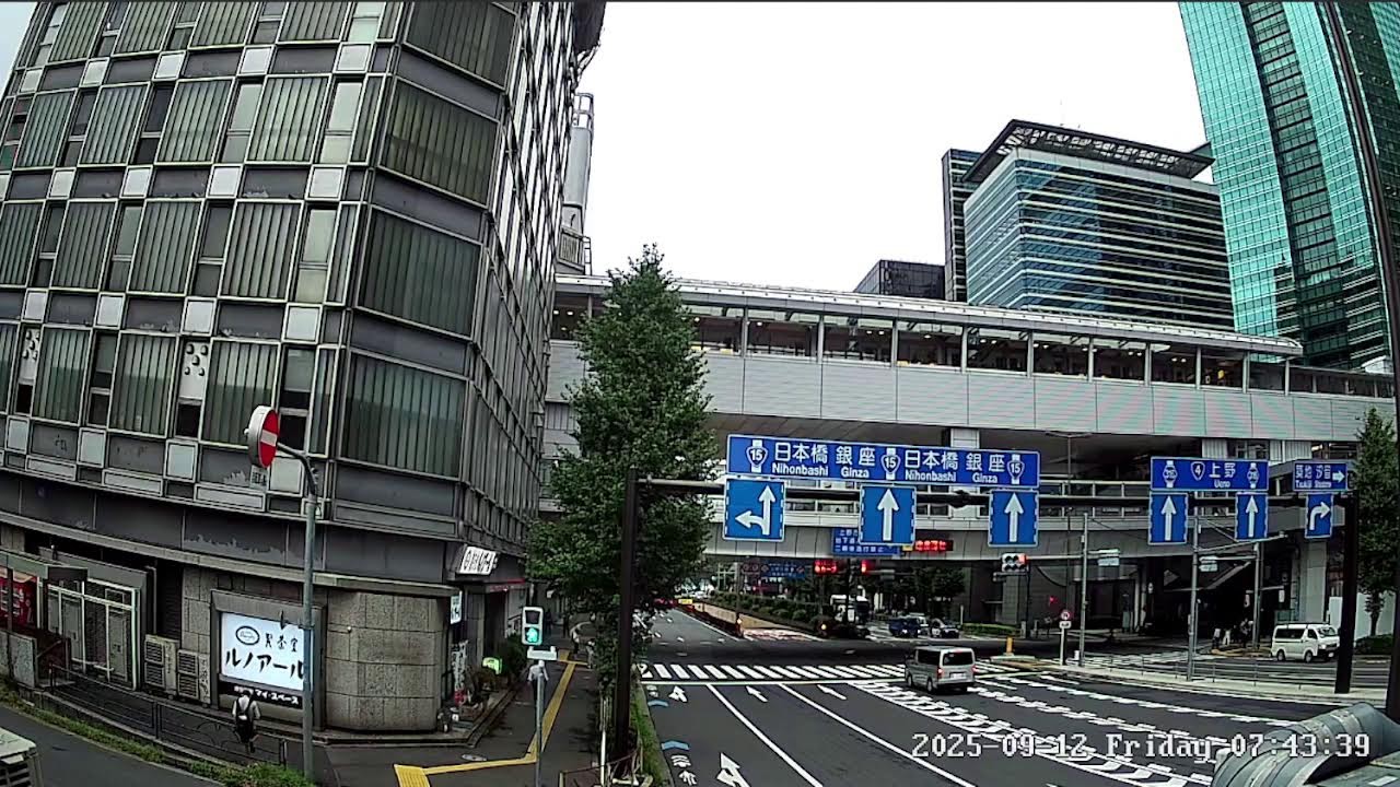 東京都港区新橋ライブカメラ Tokyo Minato Shinbashi Live Camera.world.cam