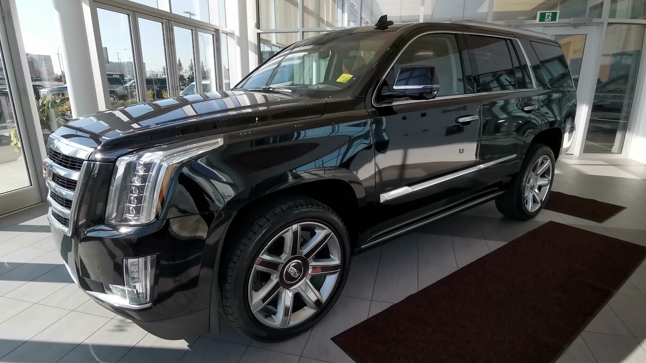 Black 2018 Cadillac Escalade Premium Luxury Review Edmonton AB - Wolfe Cadillac