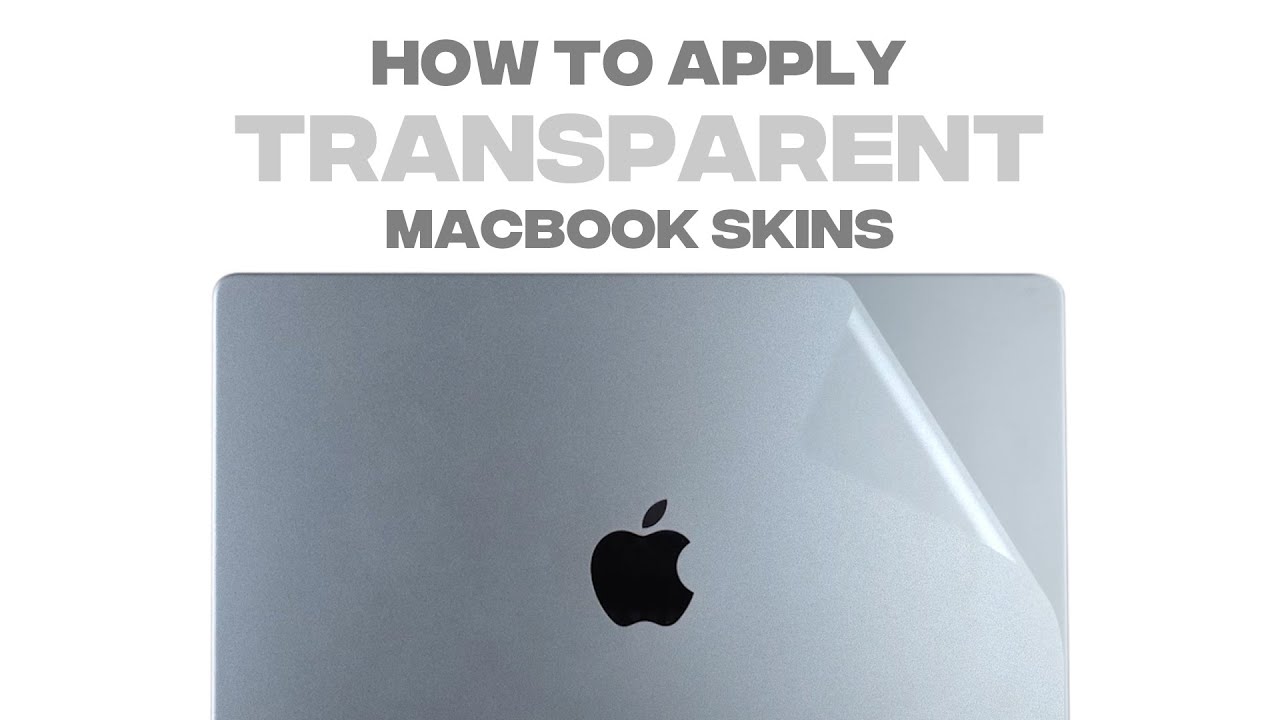 How To Apply Transparent MacBook Skins on MacBook Air M4 | Capes