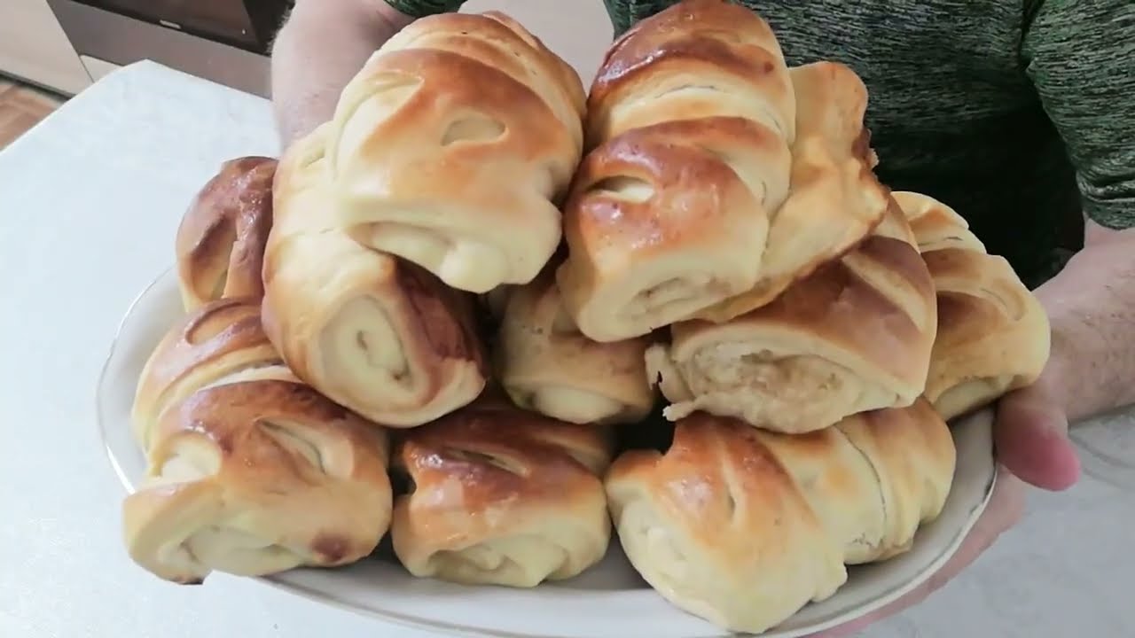 Дрожжевое тесто с вкусной АРОМАТНОЙ начинкой