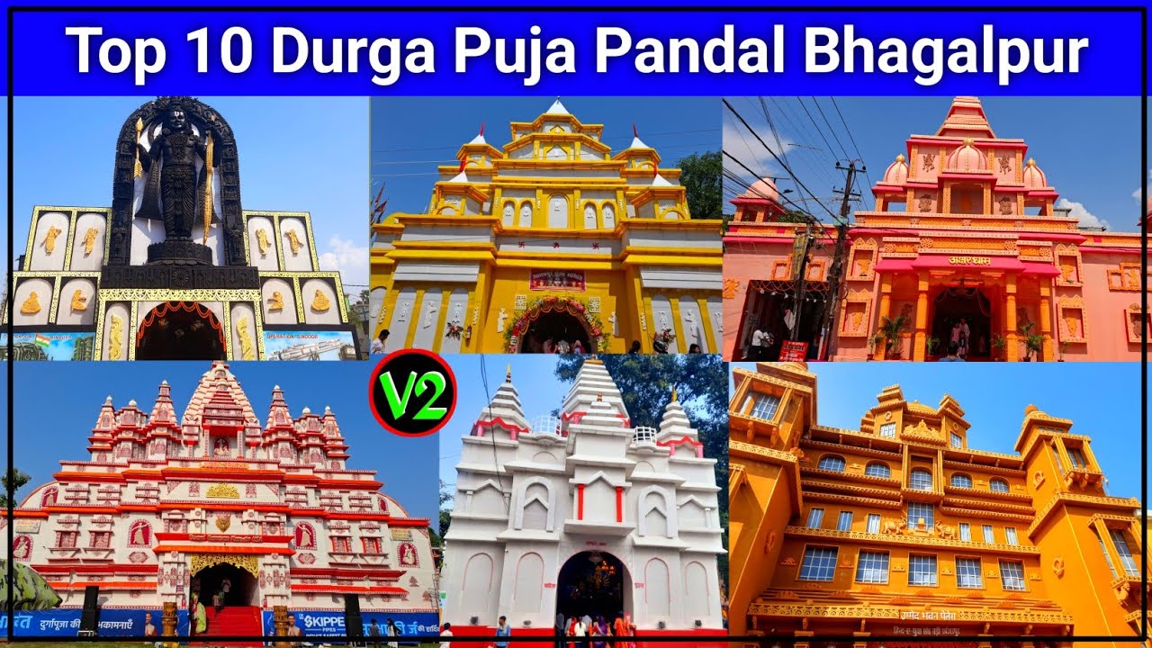 Bhagalpur Durga Puja Mela | भागलपुर दुर्गा पूजा 2025 | Full Exploring Vlog By V2 Vivek Vlogs 💯