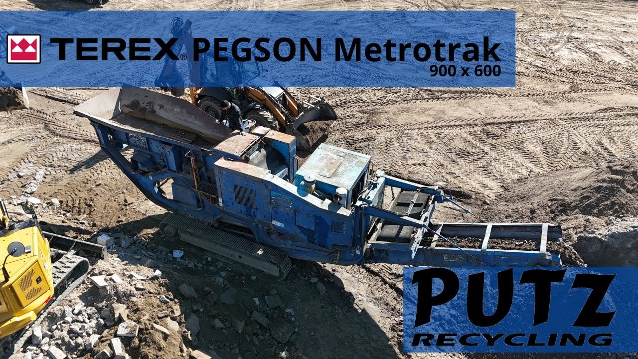 TEREX PEGSON Metrotrak model 2003 - 1300mth - OFERTA SPRZEDAŻY Putz Recycling