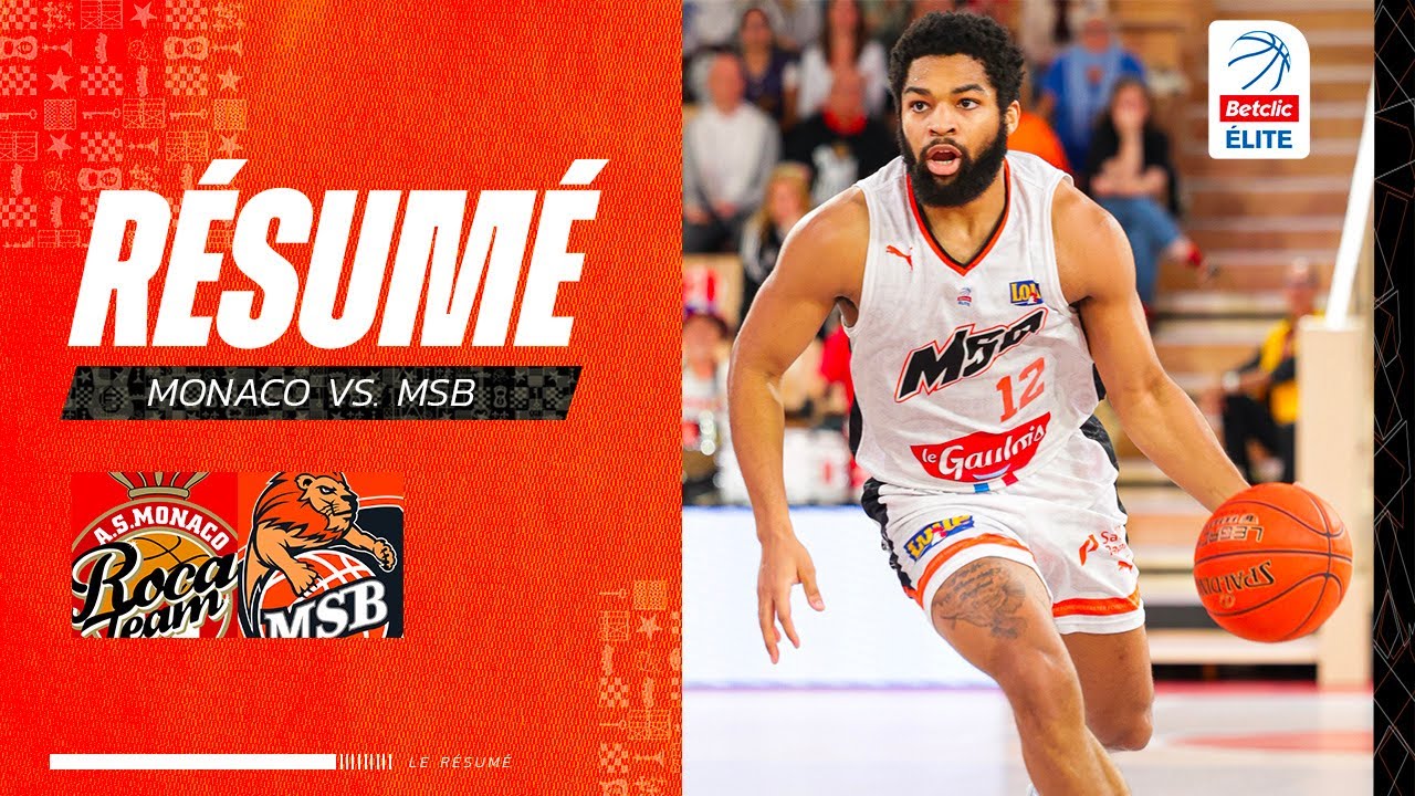 🎥 Highlights Monaco vs MSB | J9 Betclic ÉLITE
